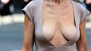 busty milfs bounce massive natural tits braless outdoors in steamy compilation 7