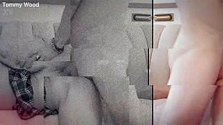 Horny Jackie Ohh Bent Over Miniskirt Hardcore Fuck