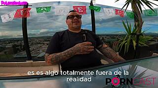 curvy latina nena mala dirty interview blowjob cum in mouth outdoor