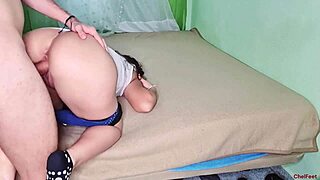 amateur latina girlfriend bent over doggystyle fucked rough in bedroom cam 4?