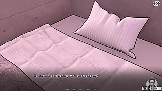 bunkered with cute femboy dildo play cumshot on small tits shemale fun