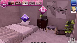 bunkered with cute femboy dildo play cumshot on small tits shemale fun