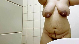 Indian Stepmom Big Boobs Shower