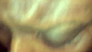 Ebony milf slurps sloppy cum from massive black cock deepthroat