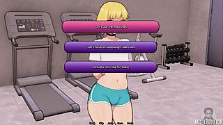 bunkered with cute femboy dildo play cumshot on small tits shemale fun