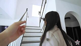 Omg Cute Latina Milf Lexis Star Big Tits At Doorstep Cumshot!