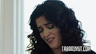 brunette housewife caught then fucked hard by it guy