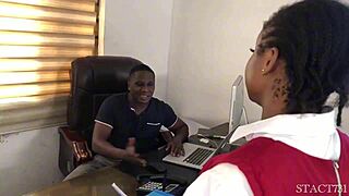 Naughty Student Bends Over for Master's Monster Cock and Top Score