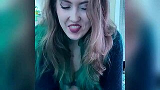 Teasing Milf Cums Hard Toy Orgasm Before Cam Show