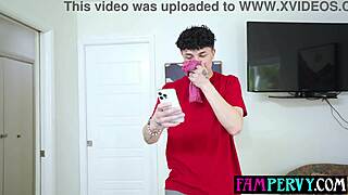 dude licks and fucks latina milf stepaunt chloe amour's pussy