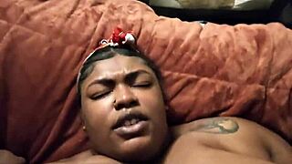 Cumming Hard Inside Pregnant Ebony BBW Girlfriend Pussy