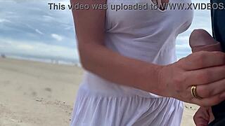 stranger milf strokes me publicly till i burst everywhere