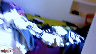 Larry's comeback features hairy milf lady margaux bedroom action