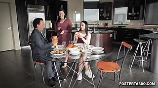 jazmin luv suppresses urges but fucks foster stepdad hard!!