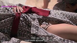 stepmom fucks my friend hard on family trip