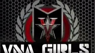 Abigail Mac's big natural tits and pussy lips licked in lesbian lingerie play