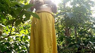 Step Mom Fucked Secretly in Farmhouse Guava Garden