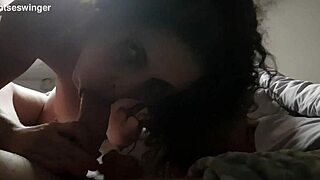 pov milf sucks cock deep then swallows hot cum load