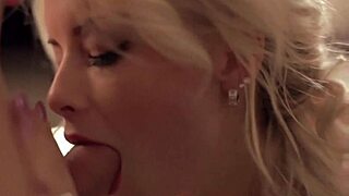 Experienced Blonde Milf Delivers Adorable Horny Facial Swallow Blowjob!