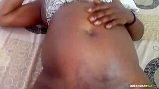 after party, my ebony stepmom's wet pussy takes bbc close-up