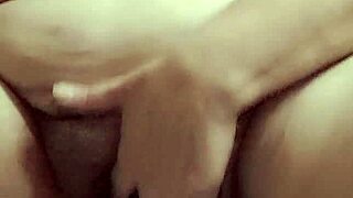 Amateur BBW Wife Opens Lingerie to Enjoy Her Hairy Mature Pussy Solo