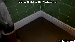 British Amateur Milf Fingers Cute Tits Flashing Outdoor Public