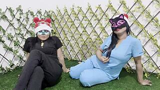 i met my best friend at christmas for dildo blowjob practice we're total sluts