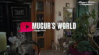 Behind scenes, sexy Odette begs for client's hot facial cum blast!