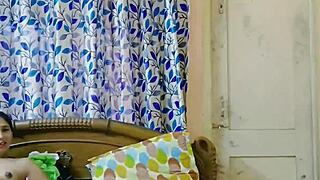 desi bhabhi fucks young lover bent over creampie style