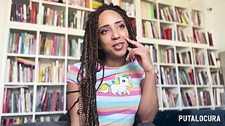 Luna Black Sucks Torbe’s Cum After Horny Interview Bent Over