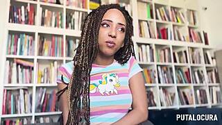 Luna Black Sucks Torbe’s Cum After Horny Interview Bent Over