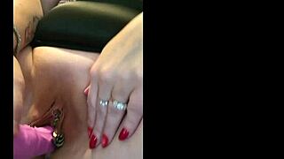 Milf slut's close-up pussy farts during submissive below-fuck creampie