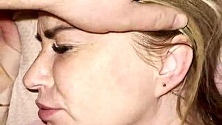 Step Son Shoves Big Dick in Sleeping Mom's Mouth Early Morning