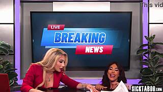 two shemales with big cocks gangbang black milf destiny on tv