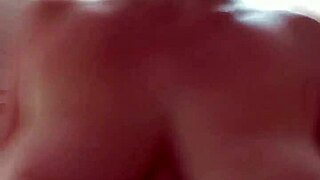 chubby mature milf strokes fat tits in solo play