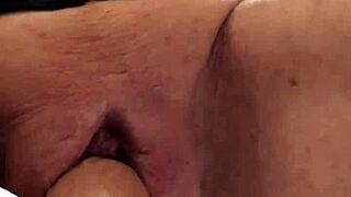 Blonde Mature Wet Pussy Dildo Orgasm Heels Solo