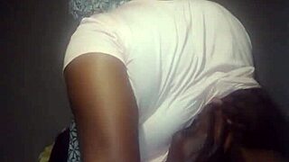 Ebony Stepsis Spreads Shaved Pussy Squirts On Big Cock