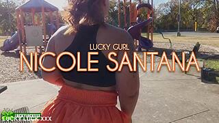 lucky nicole santana big booty black milf playground car pounding