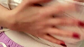 iranian stepmom masturbates her fat curvy tits alone horny