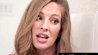 Hot MILF Creampies Stepson Ends Jerking