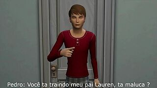 stepson sneaks taboo bites of sims 4 stepmom