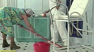 Ugly Granny's Tight Cunt Fisted Hard by Crazy Doctor