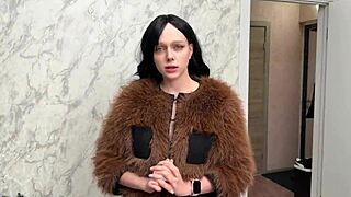 stepsister's petite friend begs for my hot cock load