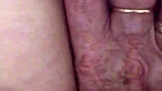 wet pierced milf ass gets close-up massage