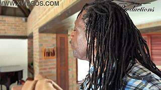 Busty MILF Catches Husband Cheating with Huge Cock