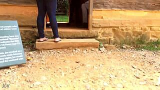 mexican teen's fat black ass jiggles candid in tight jeans