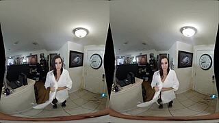 Gia DiMarco in Lingerie Does Anything to Help a Friend Out