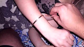 Jerking off on sleeping milf stepmom's confused face