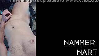 German muscle daddy's multiview double cumshot explosion close-up