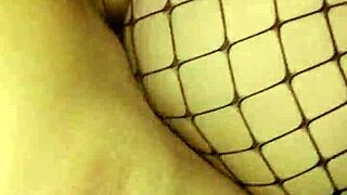 wife in fishnets you filming my erotic poses?